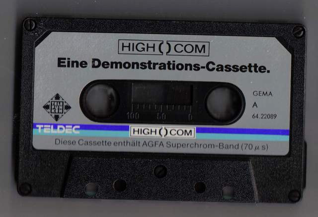 Agfa High-Com Democassette