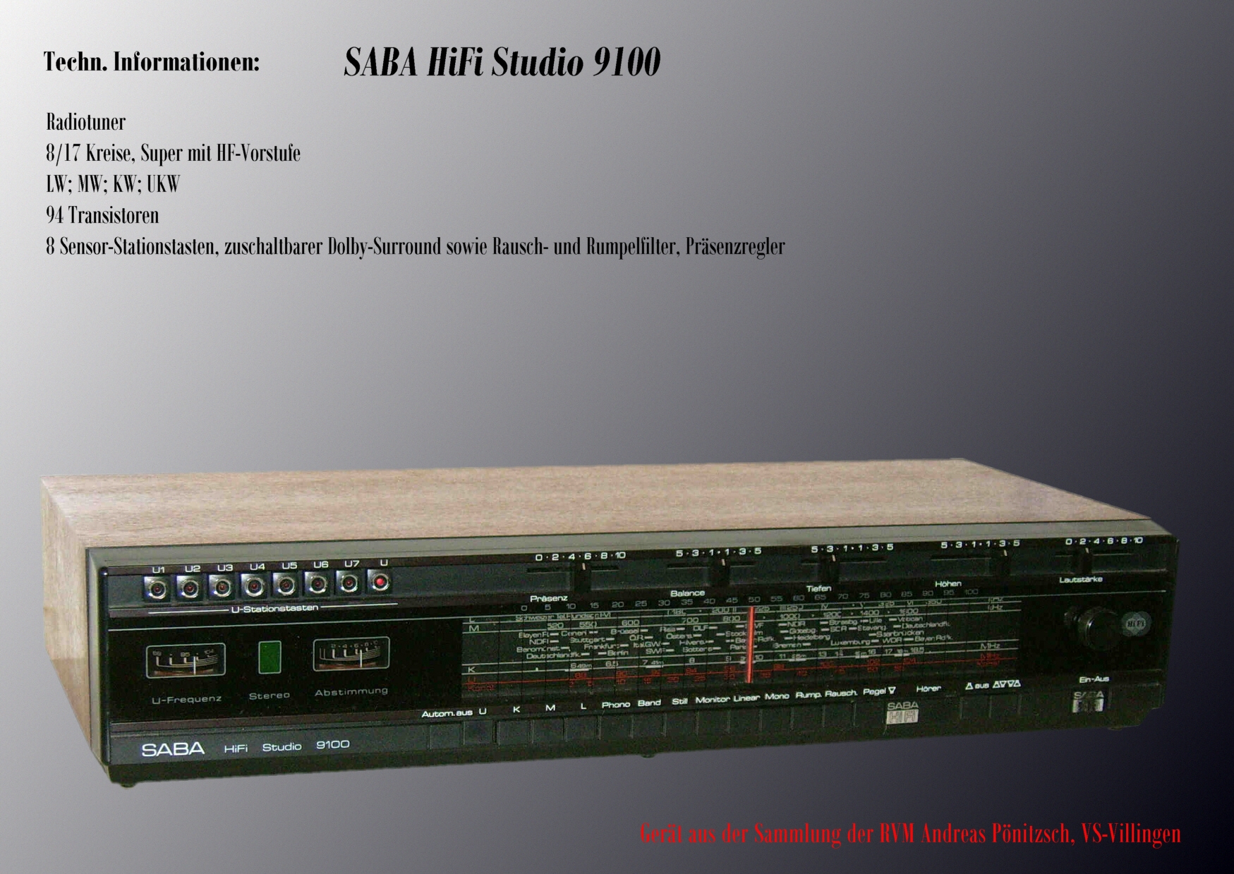 SABA HiFi Studio 9100